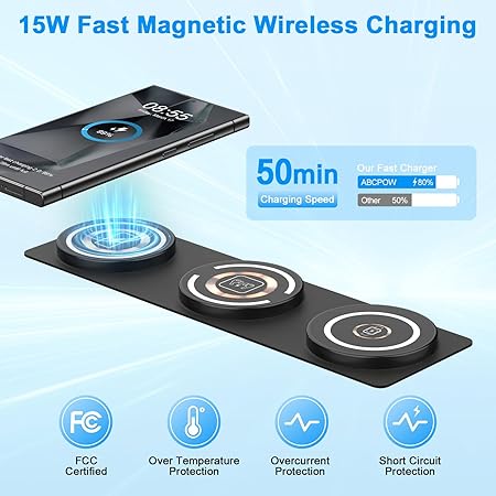 3-In-1 Foldable Wireless Fast Charger